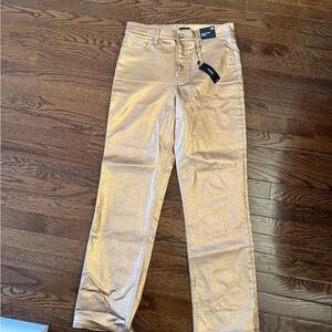 Express Rose Gold Straight-Leg Jeans